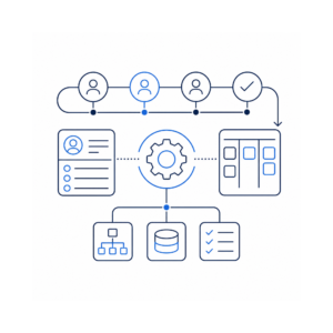 business operations systems and client journey planning