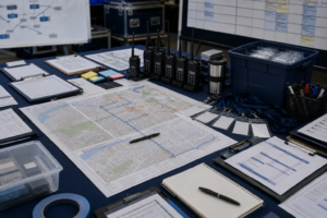 large scale cultural event logistics and operations planning