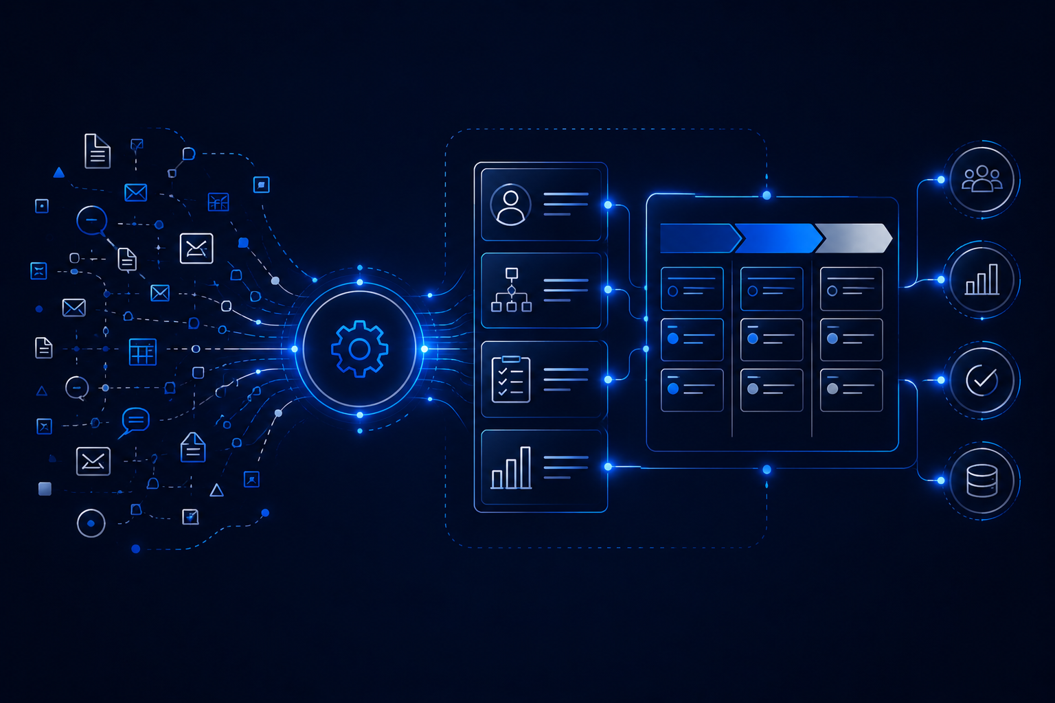 business operations systems CRM setup and workflow structure